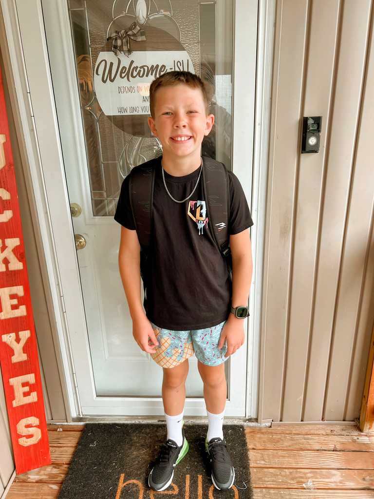First week of school pictures.