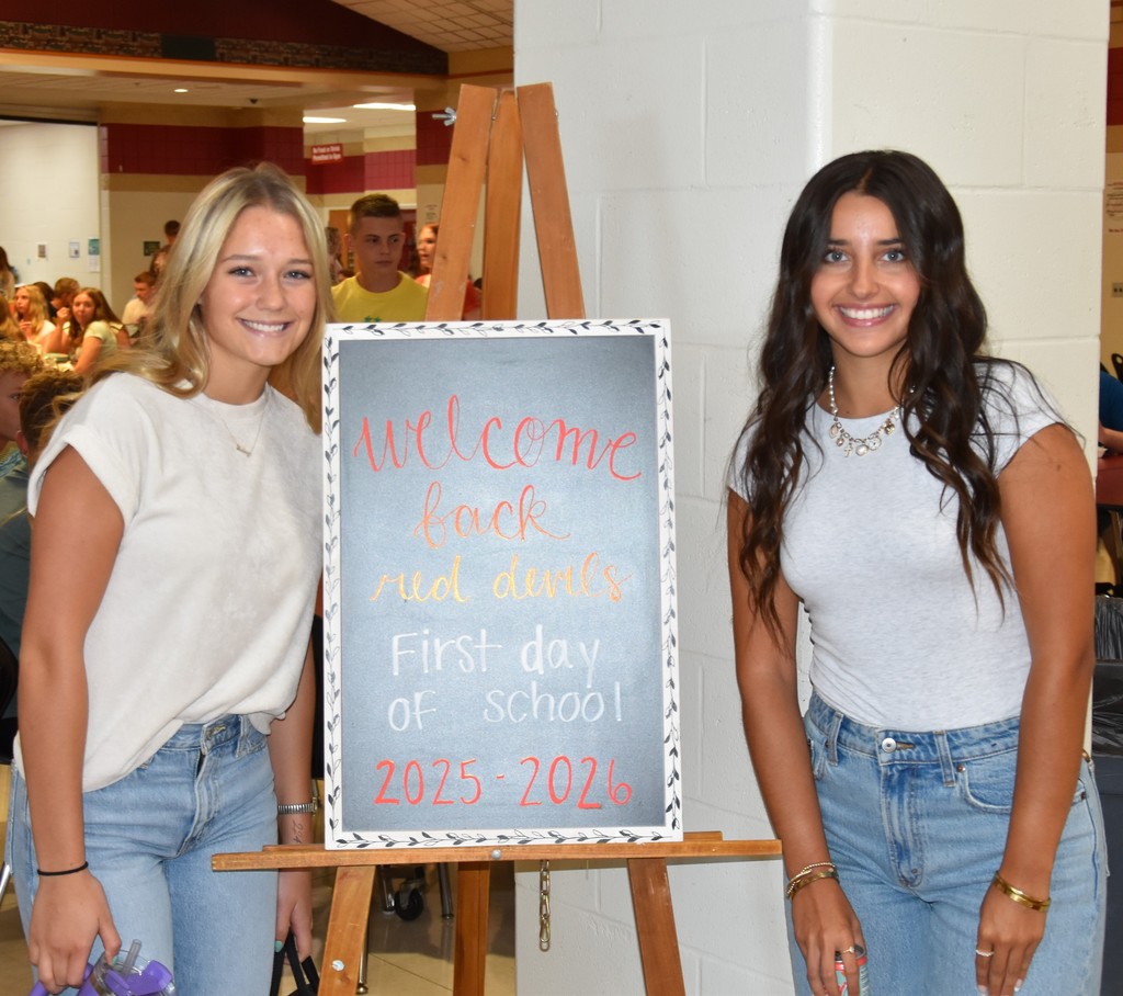 THS Yearbook first day of school photos.