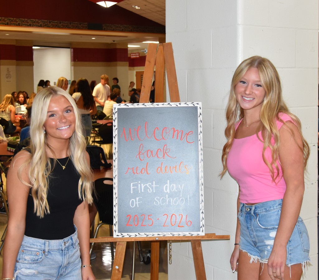 THS Yearbook first day of school photos.