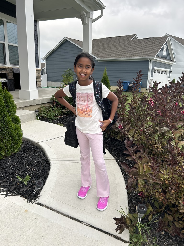 First day of school photos.