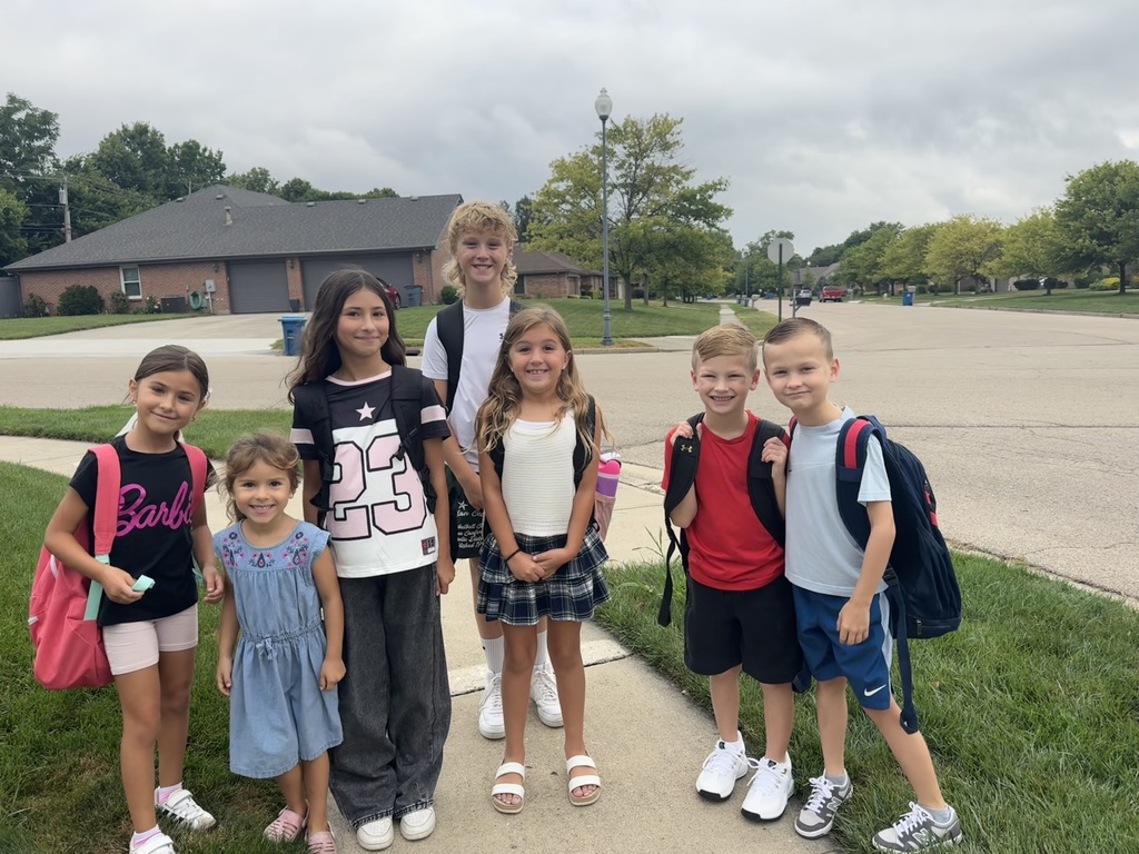 First day of school photos.