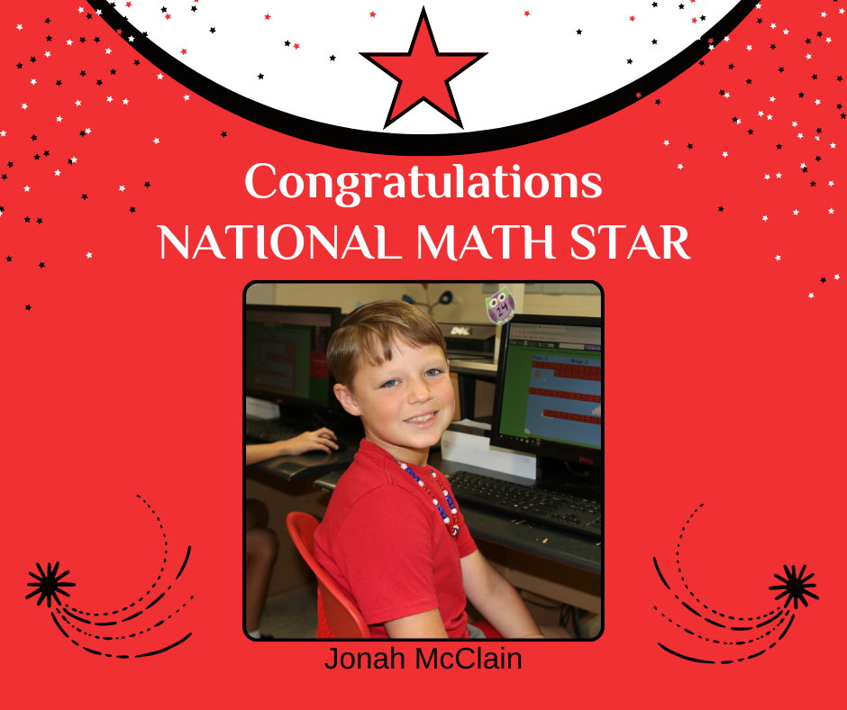 National Math Star, Jonah McClain.