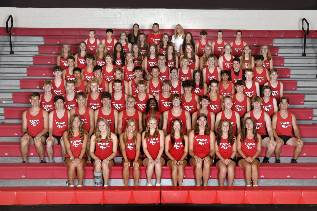 THS Cross Country Team photo