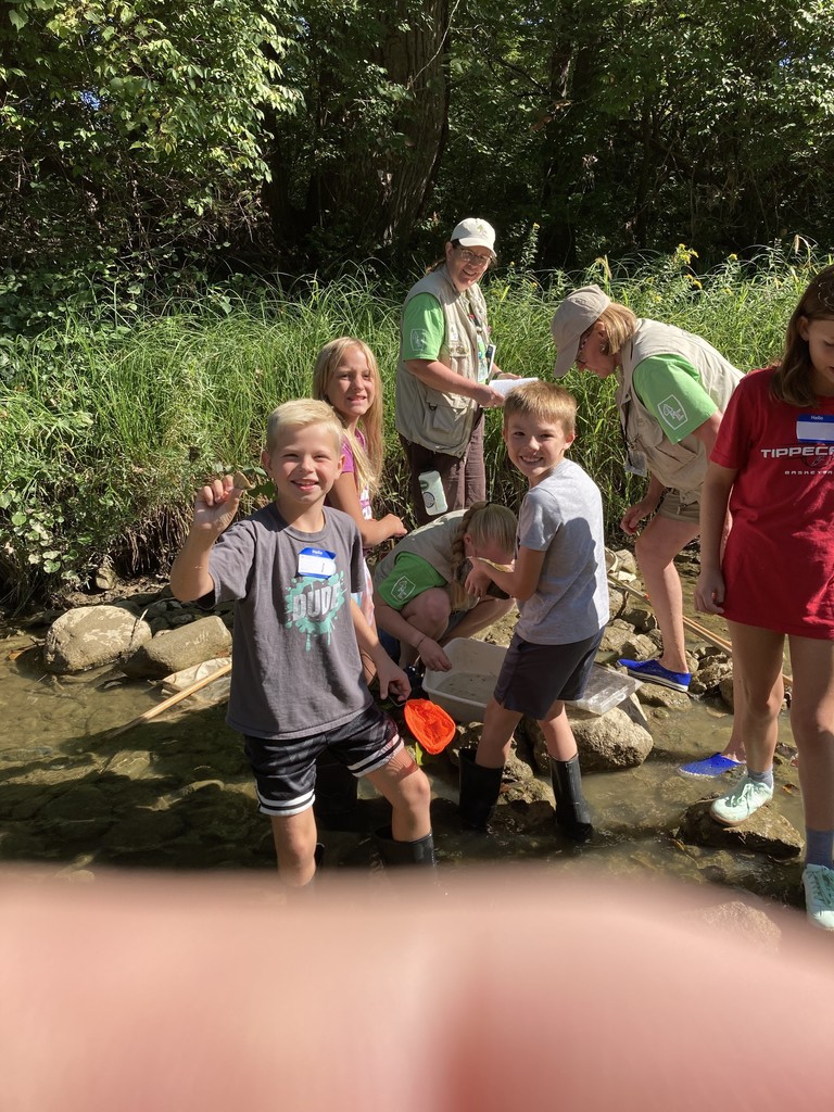 L.T. Ball students at Stillwater Prairie.