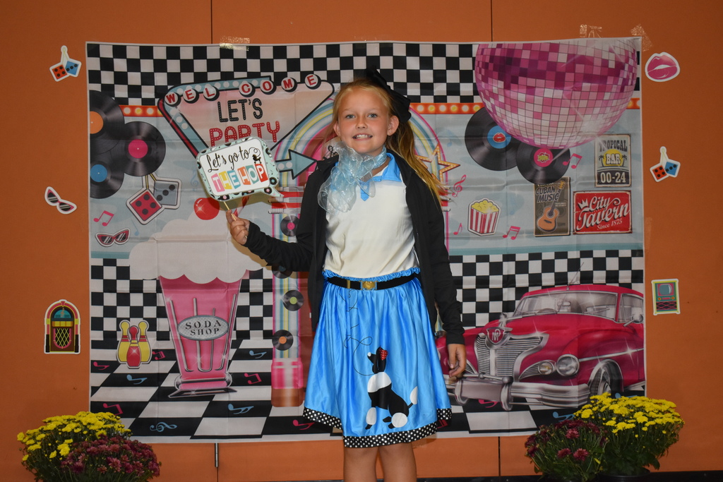 Third graders at the after-school sock hop.