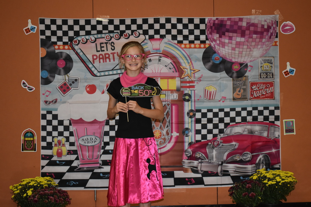 Third graders at the after-school sock hop.