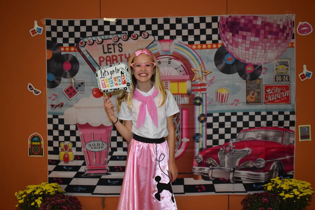 Third graders at the after-school sock hop.