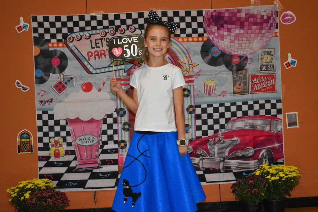 Third graders at the after-school sock hop.