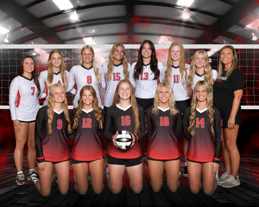 THS varsity volleyball game.
