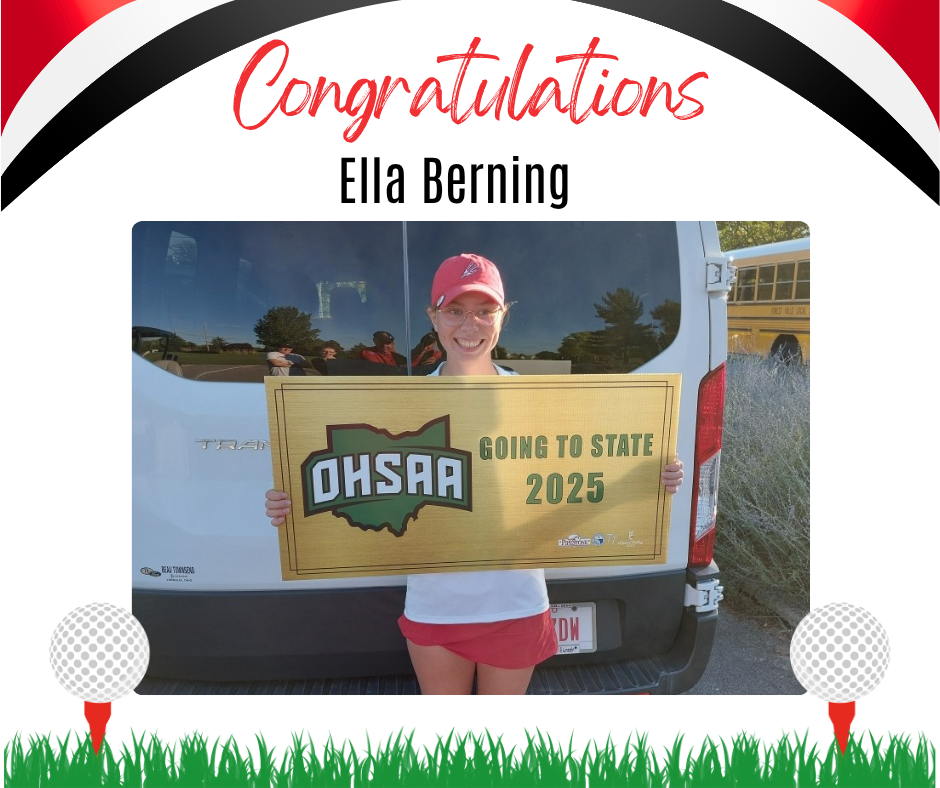 Congratulations Ella Berning. She is statebound.