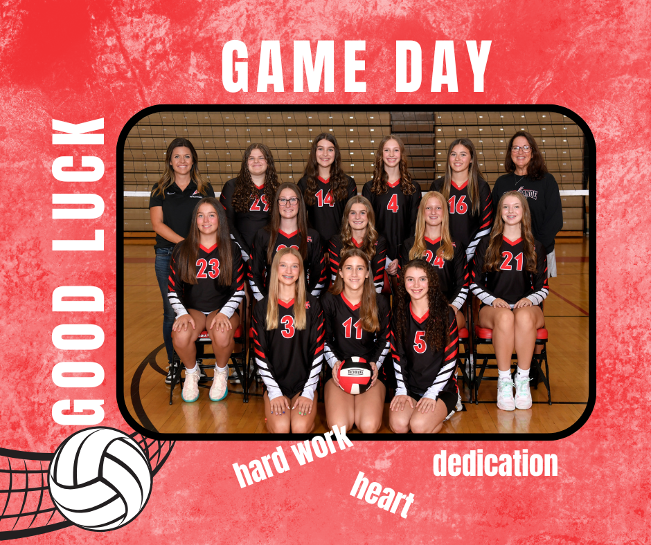 TMS volleyball team.