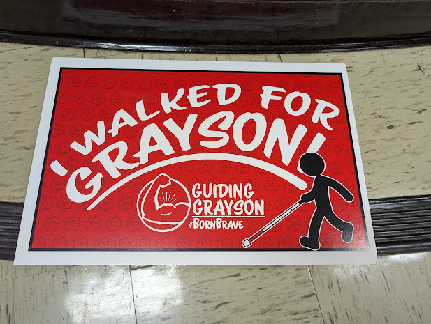 Walked for Grayson.  