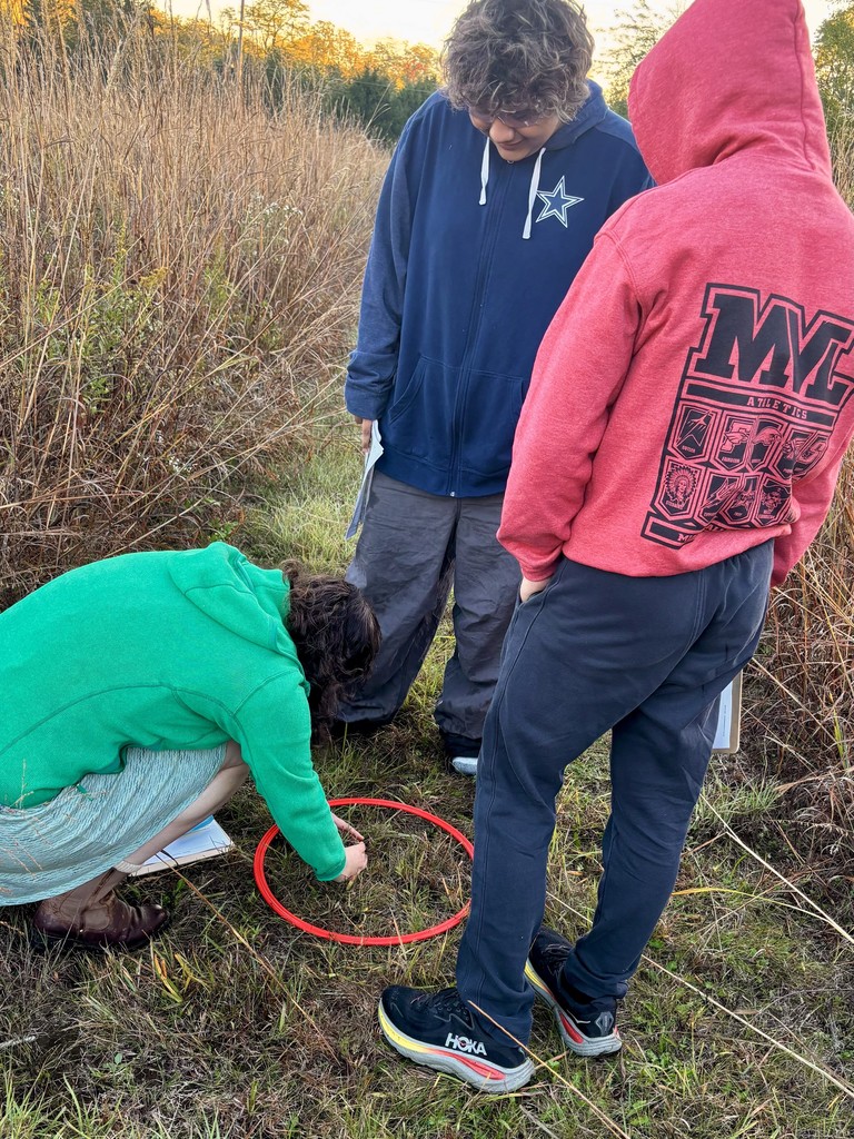 Tippecanoe High School science class enjoys outside learning about the environment.