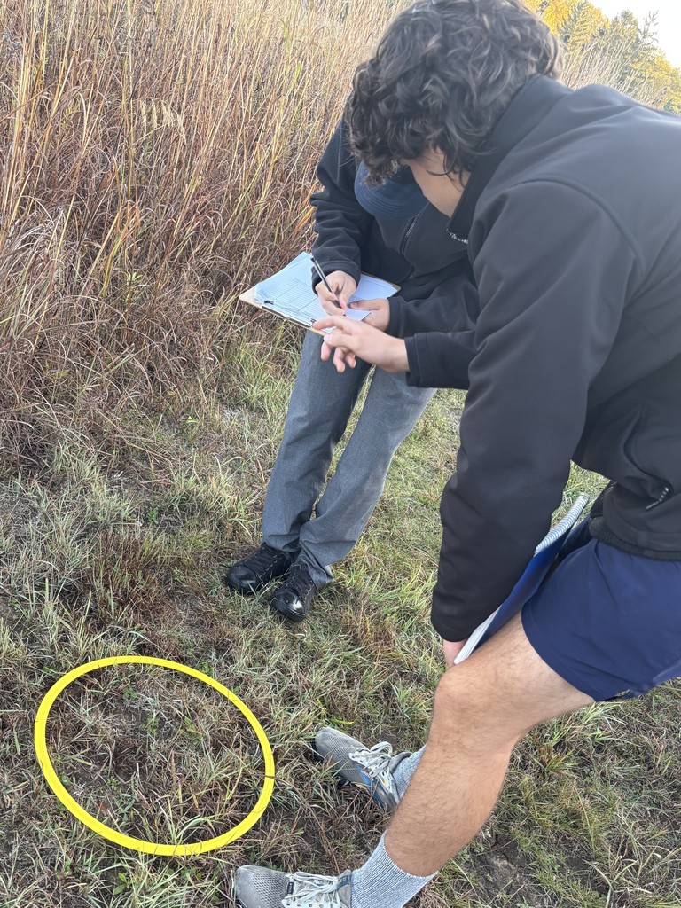 Tippecanoe High School science class enjoys outside learning about the environment.