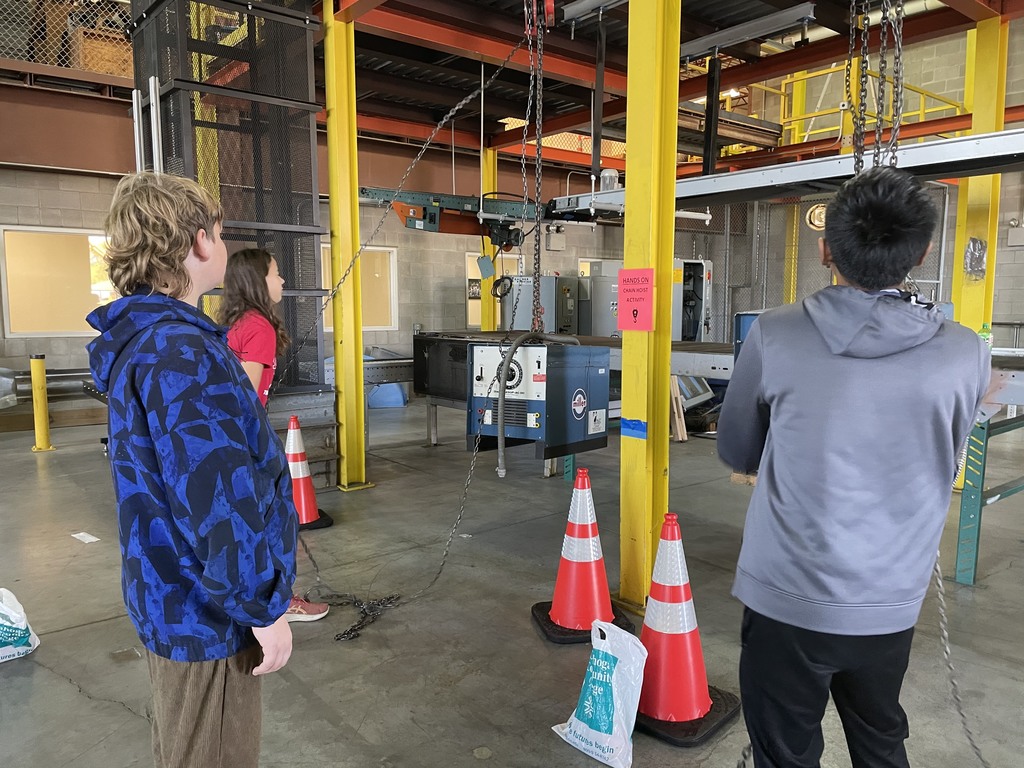 TMS students on a field trip to JATC in Vandalia. 