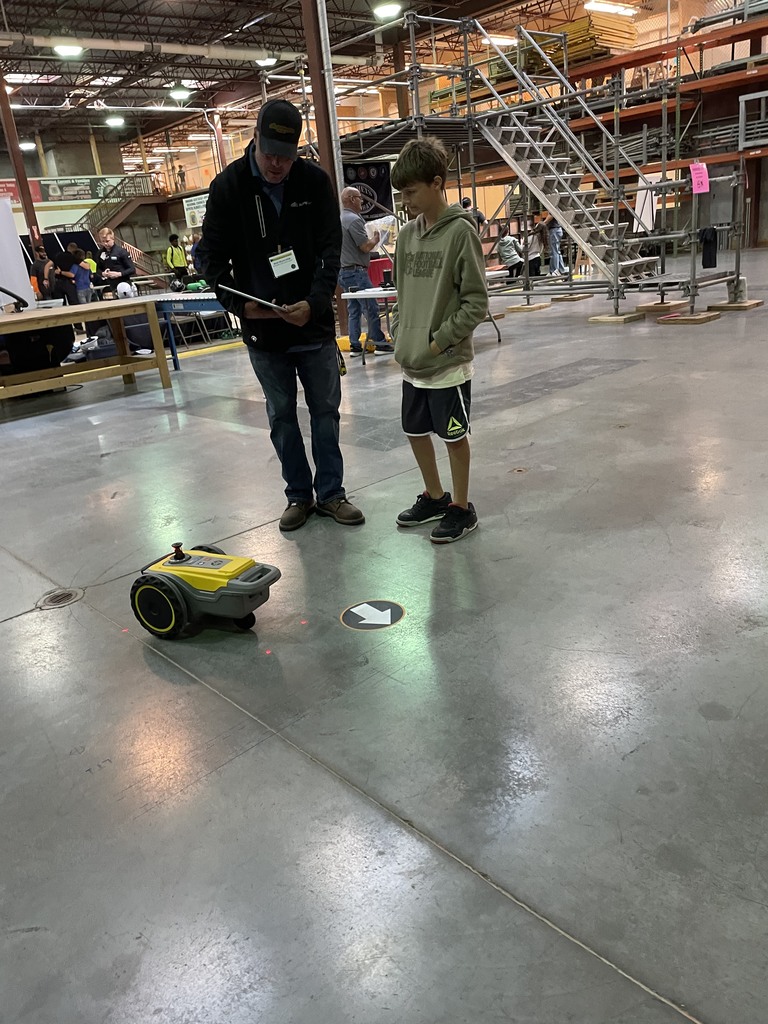 TMS students completing a hands-on activity while on a field trip to JATC in Vandalia. 