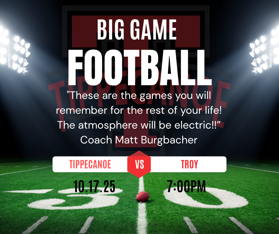 Game day for THS football.  It will be electric.
