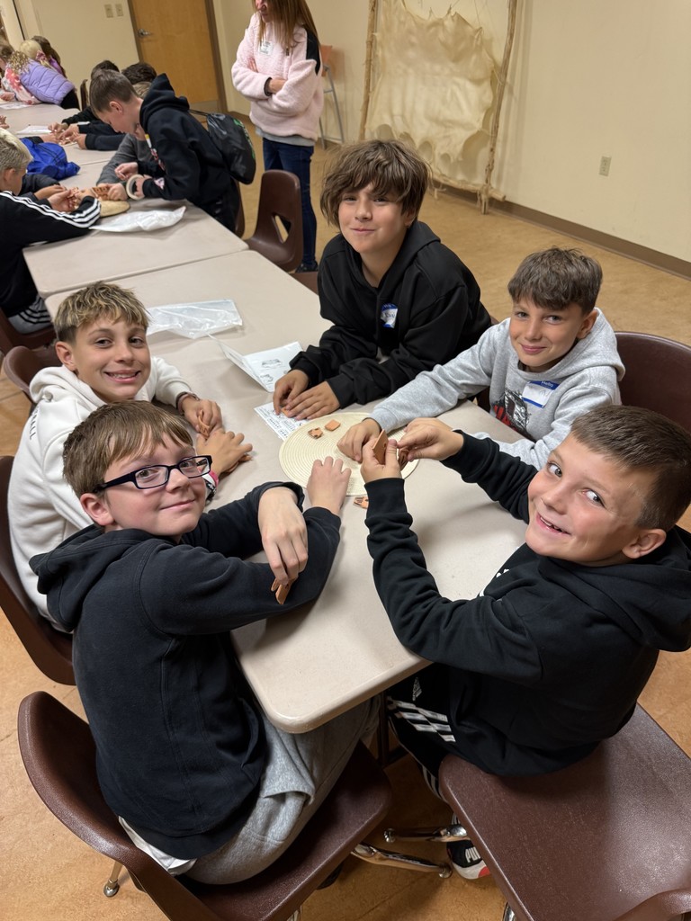 LT Ball students at Sunwatch Indian Village.