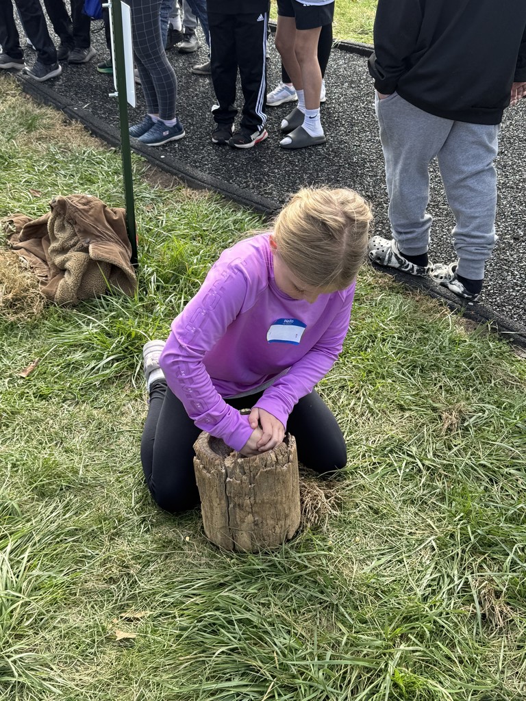 LT Ball students at Sunwatch Indian Village.