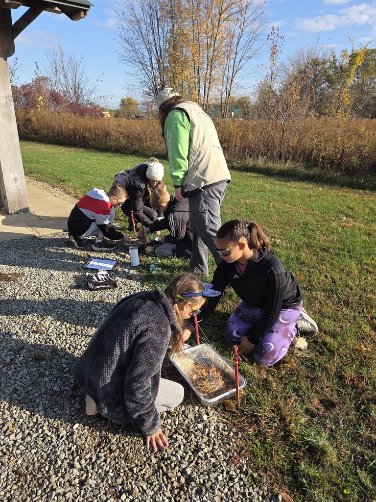 LT Ball students at Garby Woods. 