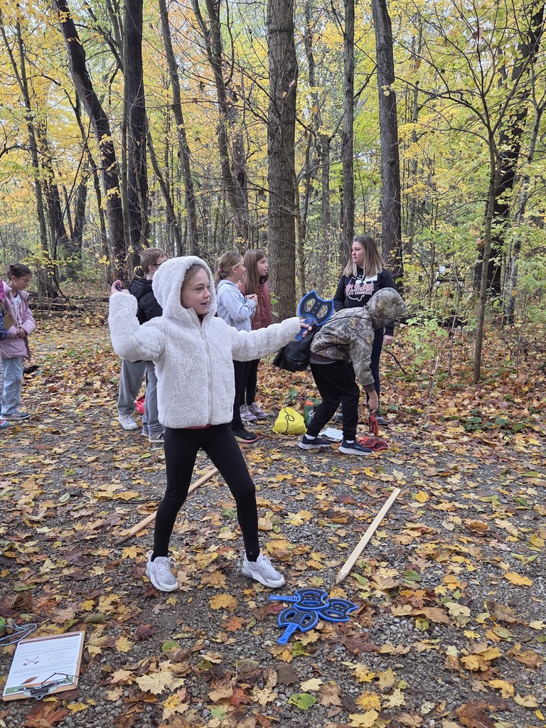 LT Ball students at Garby Woods. 