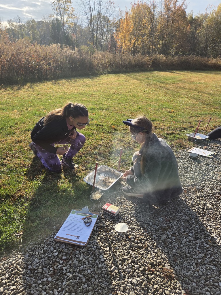 LT Ball students at Garby Woods. 