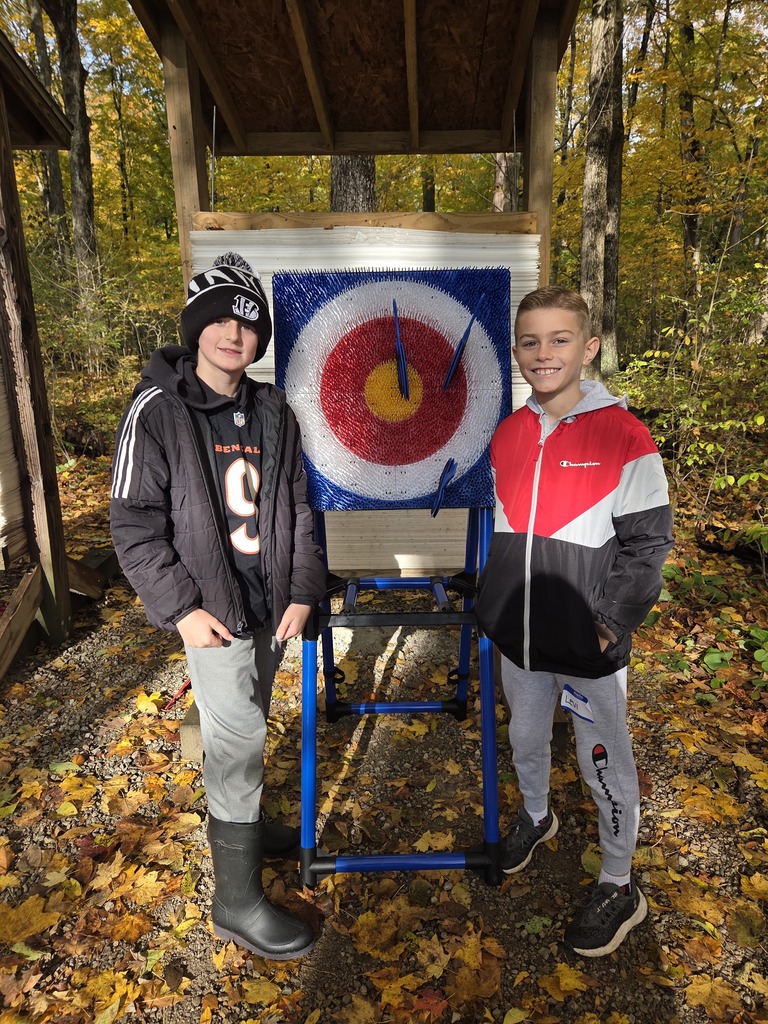 LT Ball students at Garby Woods. 