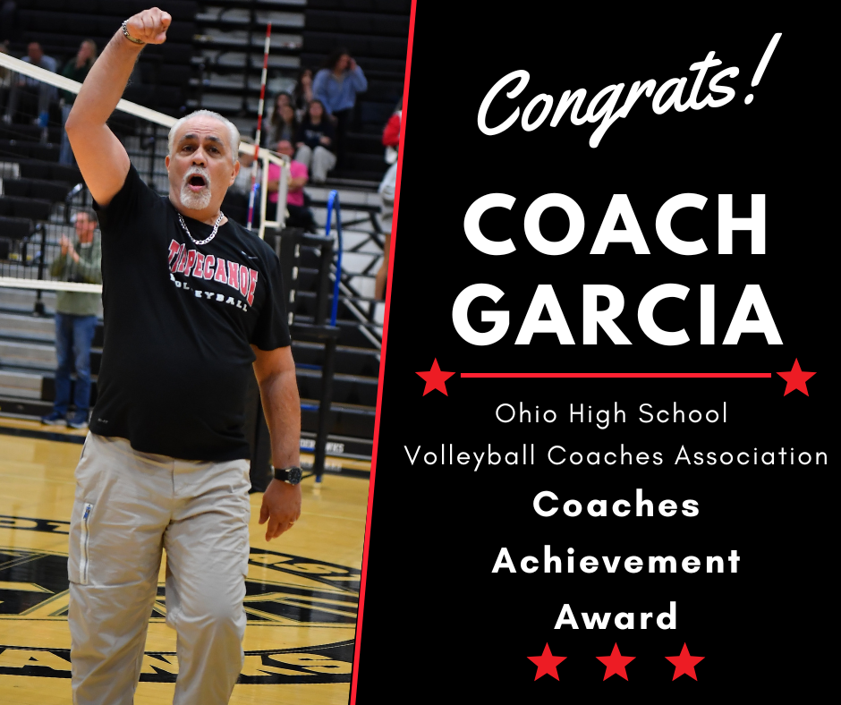 Coach Garcia recognized.