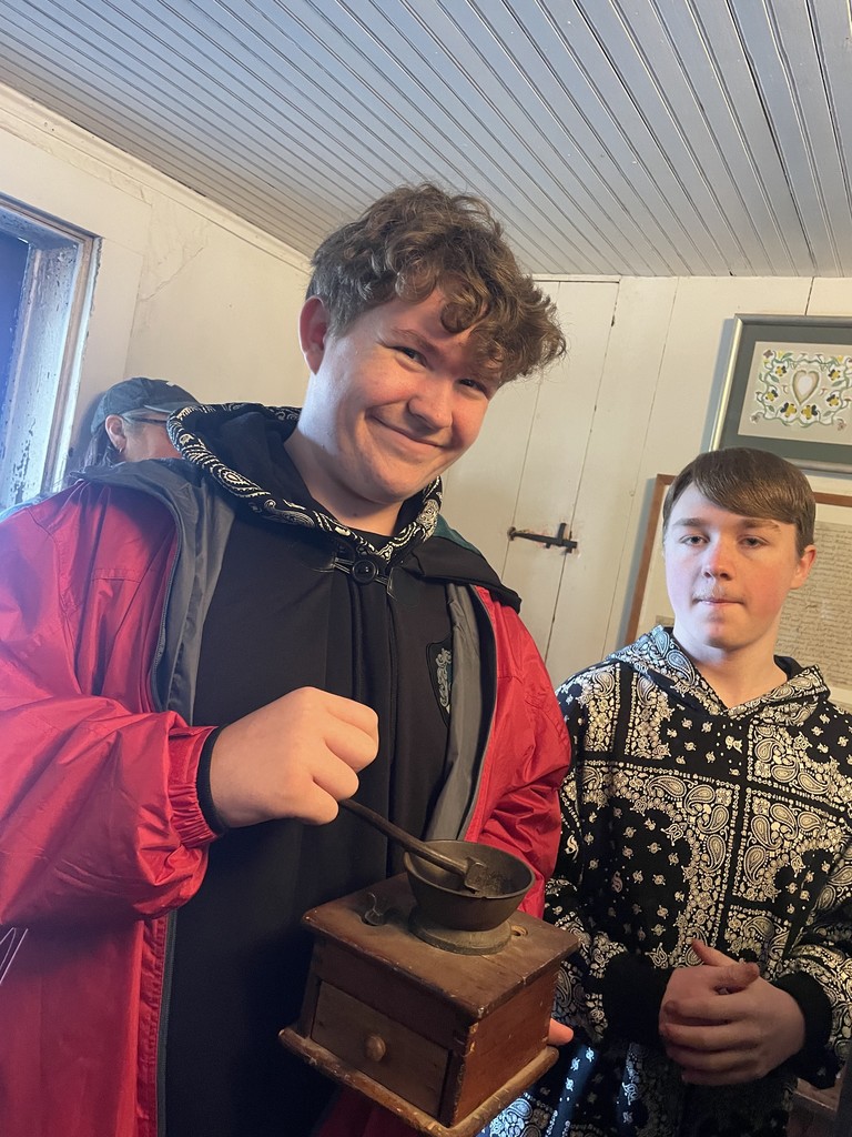 TMS students at Learning Tree Farm.