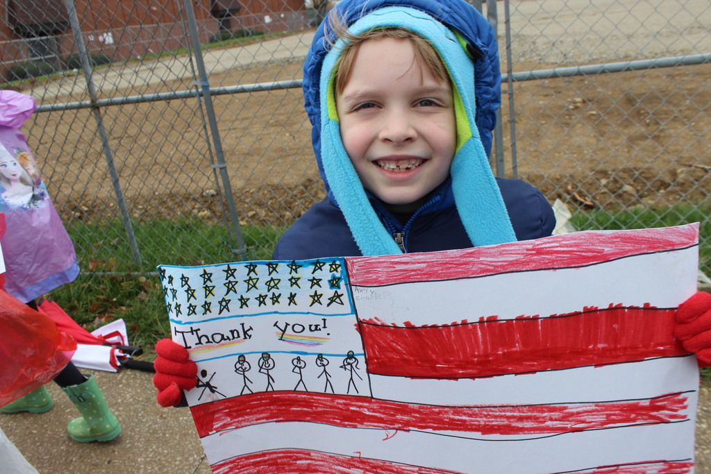 LT Ball students host the annual Parade of Heroes.