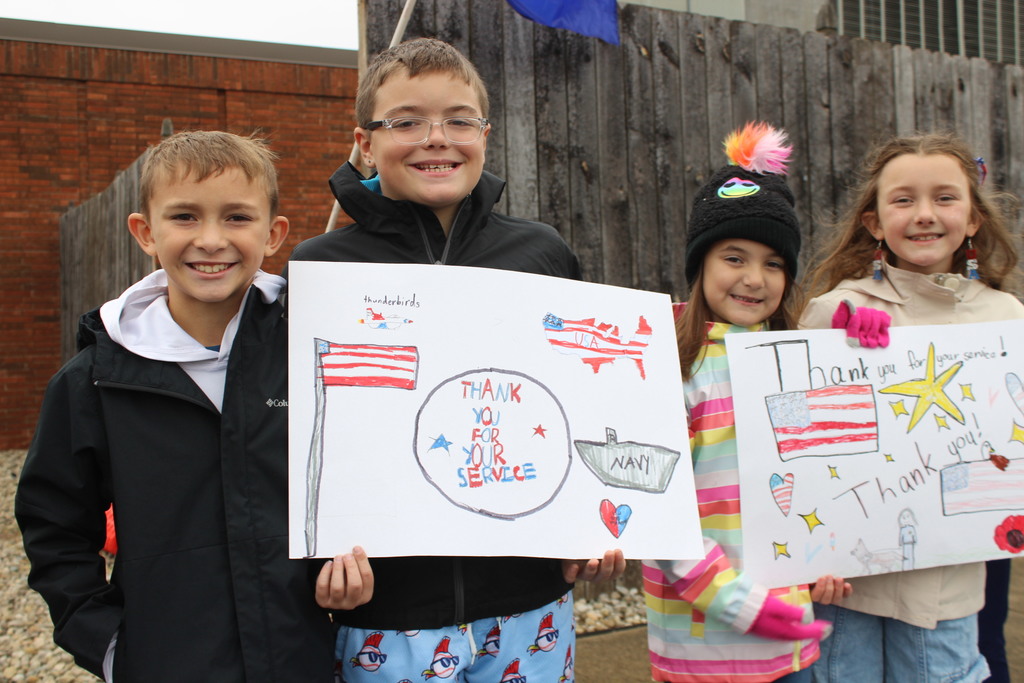 LT Ball students host the annual Parade of Heroes.