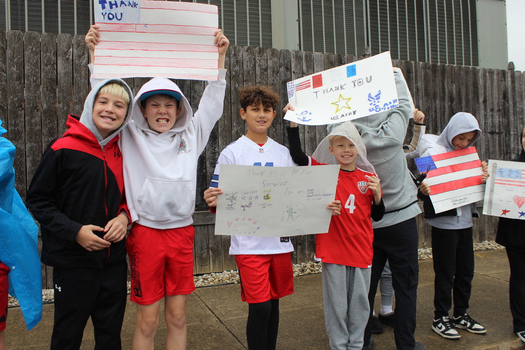 LT Ball students host the annual Parade of Heroes.