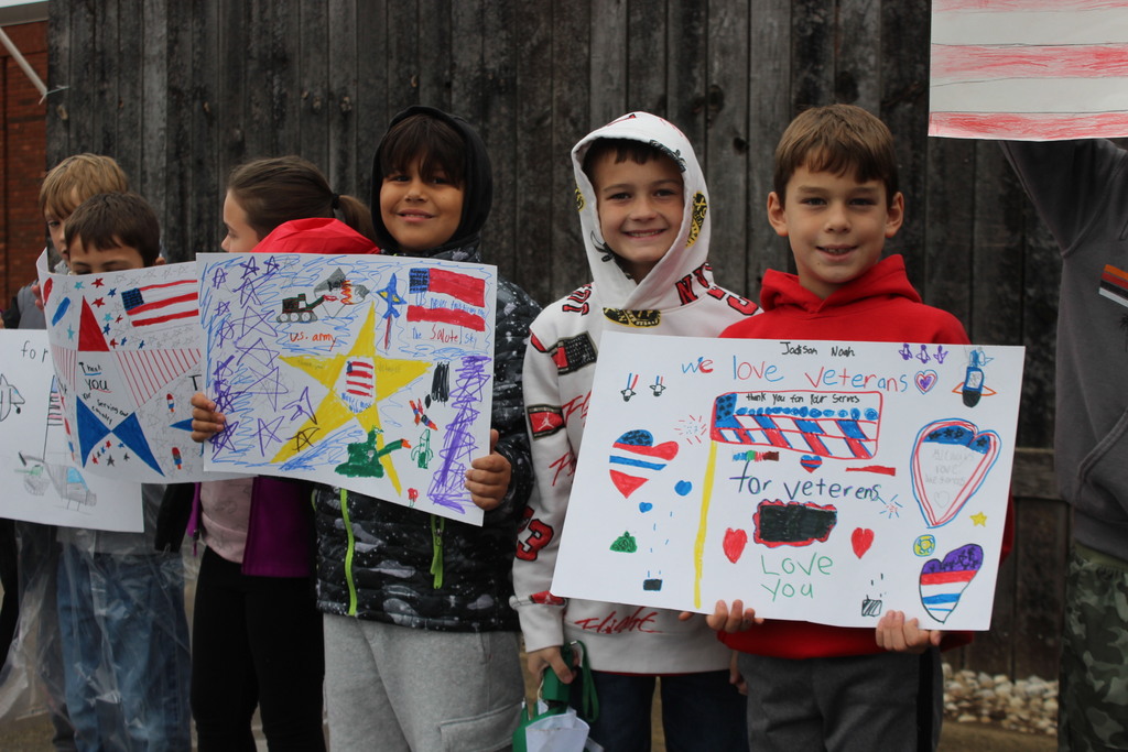 LT Ball students host the annual Parade of Heroes.