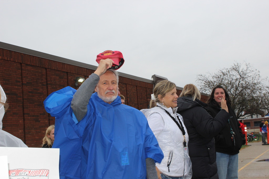 L.T. Ball students host the Parade of Heroes for our Veterans.  