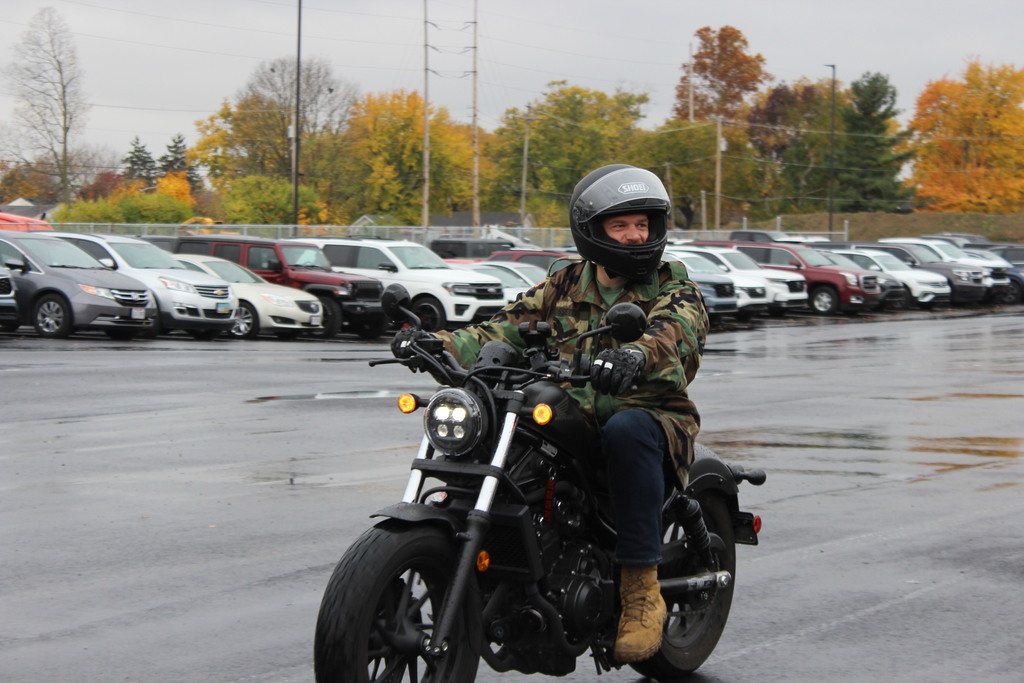 L.T. Ball students host the Parade of Heroes for our Veterans.  