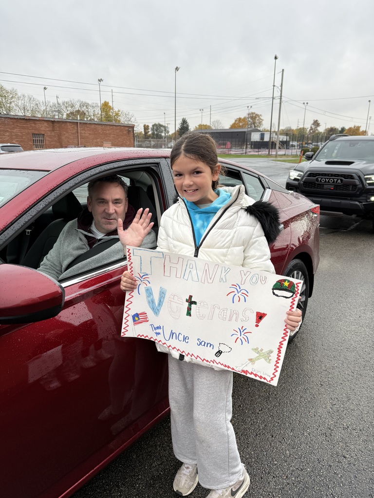 L.T. Ball students host the Parade of Heroes for our Veterans.  