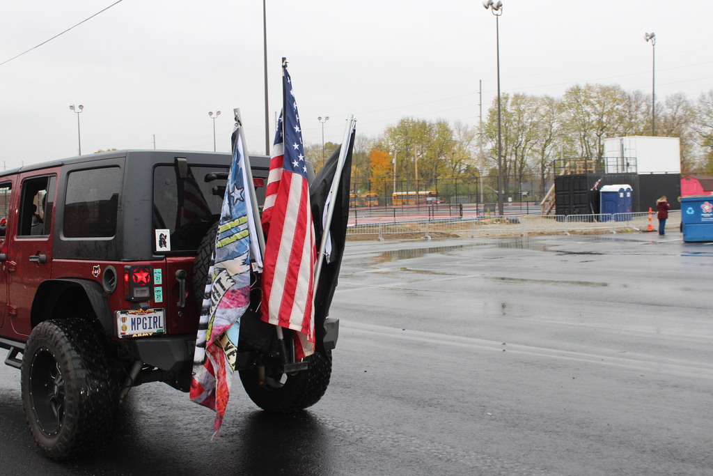 Parade of Heroes at L.T. Ball Intermediate School.