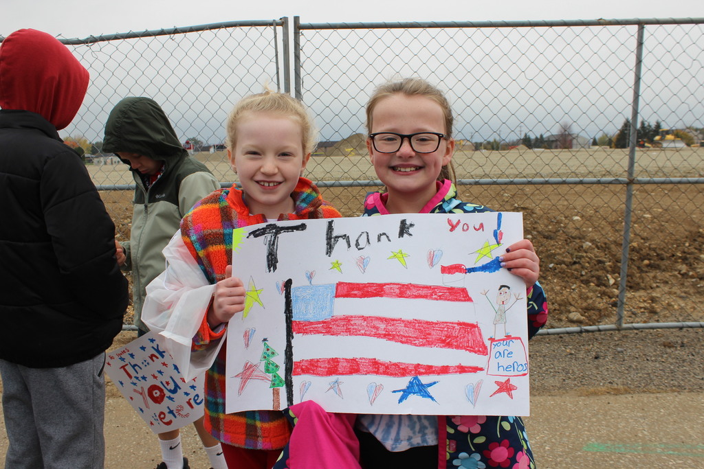 Parade of Heroes at L.T. Ball Intermediate School.