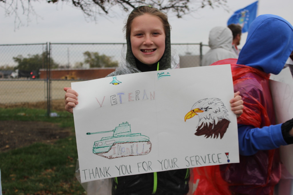 Parade of Heroes at L.T. Ball Intermediate School.