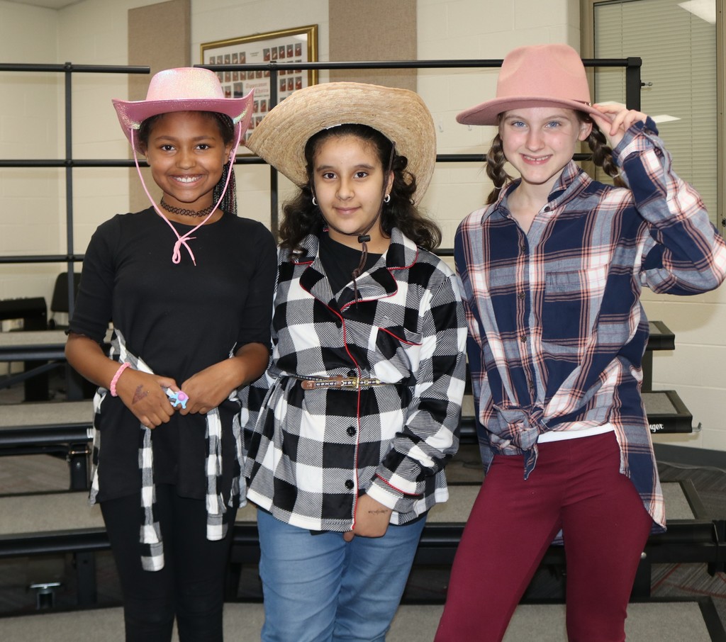 Fourth grade students before their fall performance at the Center for Performing Arts.