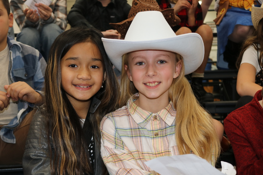 Fourth grade students before their fall performance at the Center for Performing Arts.