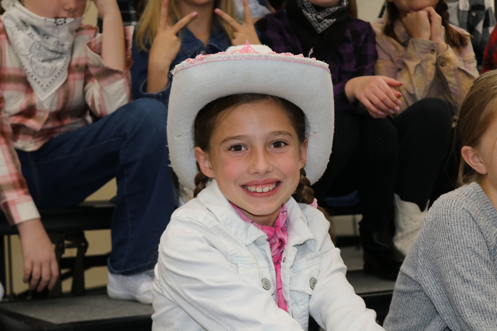 Fourth grade students before their fall performance at the Center for Performing Arts.