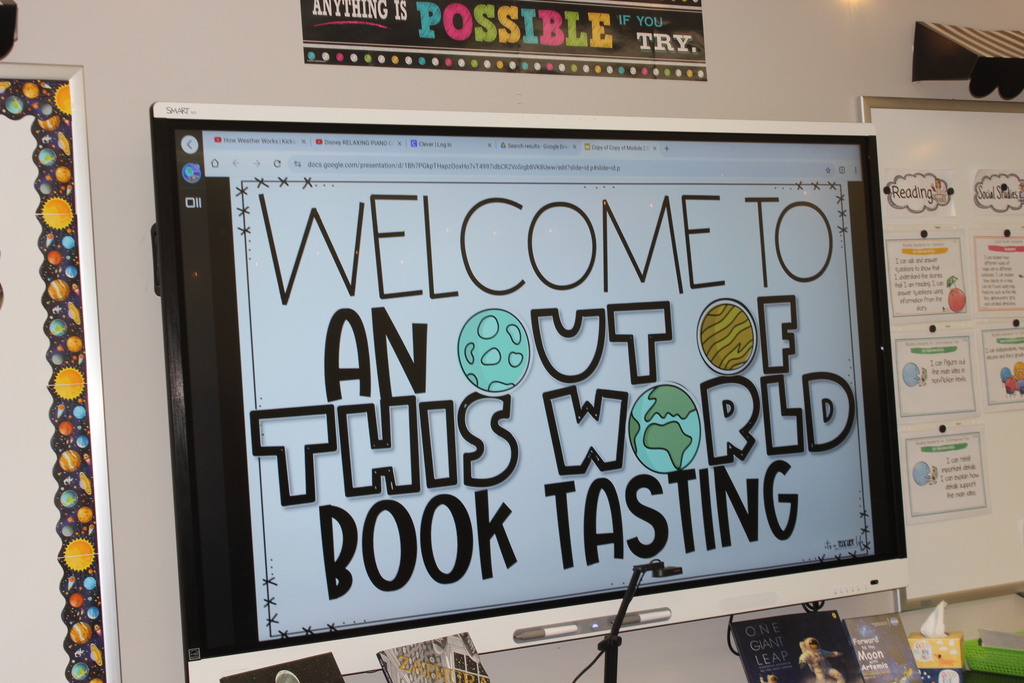 Welcome To An Out Of This World Book Tasting.  