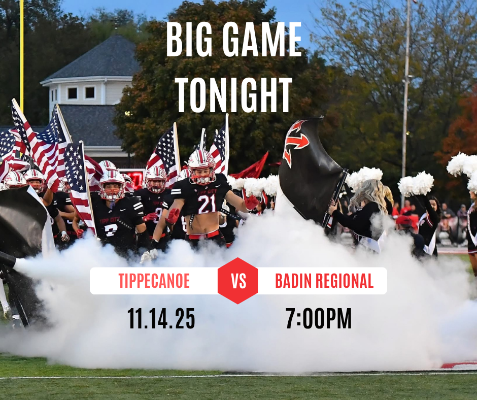 Football game is tonight.