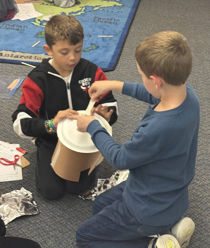 Broadway students learn about the strugglers of early settlers and create a project to mimic the challenges.