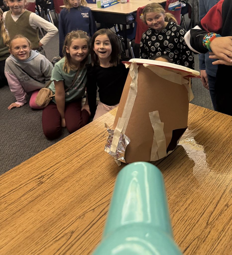 Broadway students learn about the strugglers of early settlers.  