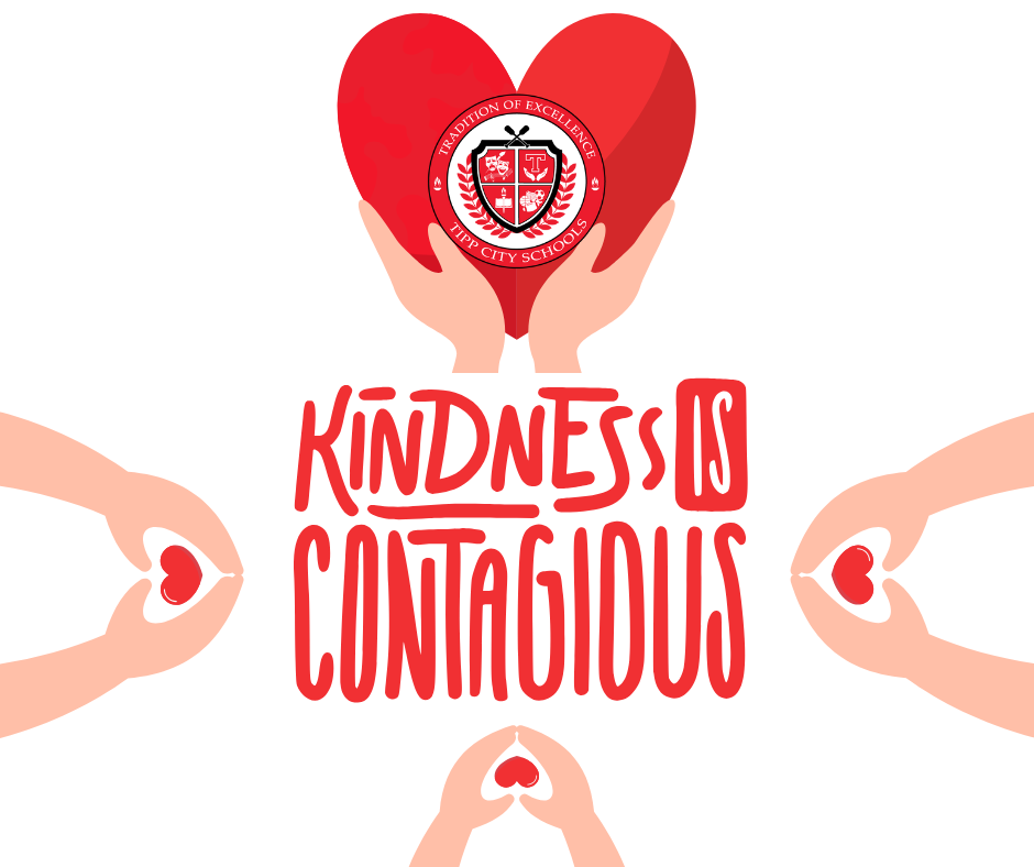 Kindness is Contagious graphic.