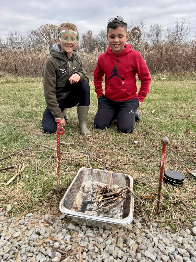 LT Ball Intermediate students participate in activities that imitate scenes in Hatchet.
