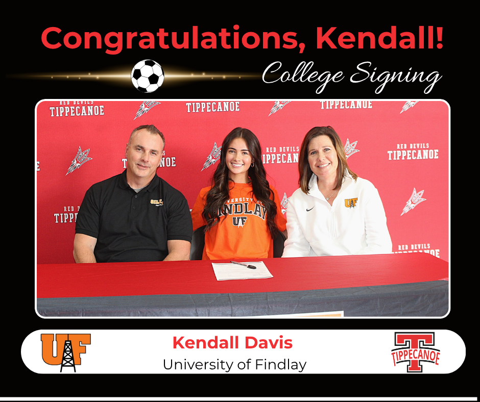 College signing for Kendall Davis