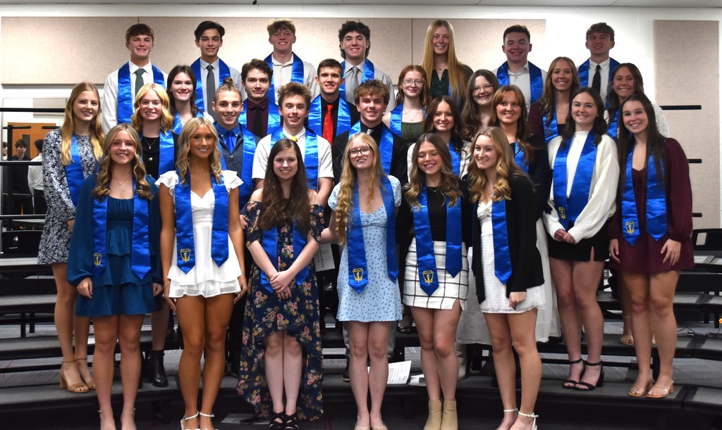 The Tippecanoe High School National Honor Society inductees.